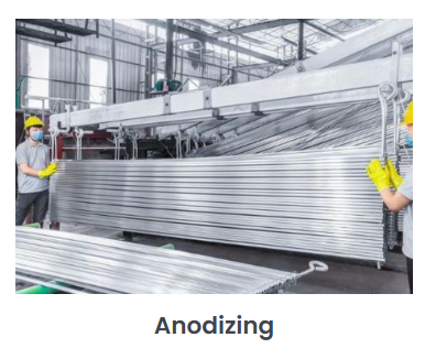 the process of anodizing of led light aluminum channel in China factory