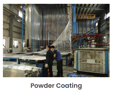 the process of power coating for led light aluminum channel china