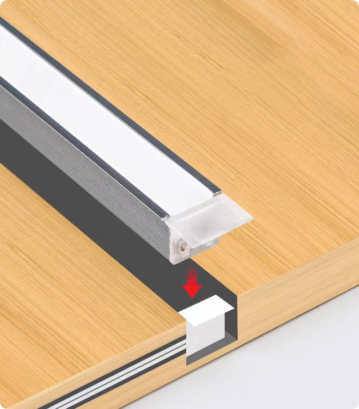 wardrob and kitchen led strip light aluminum housing from China factory